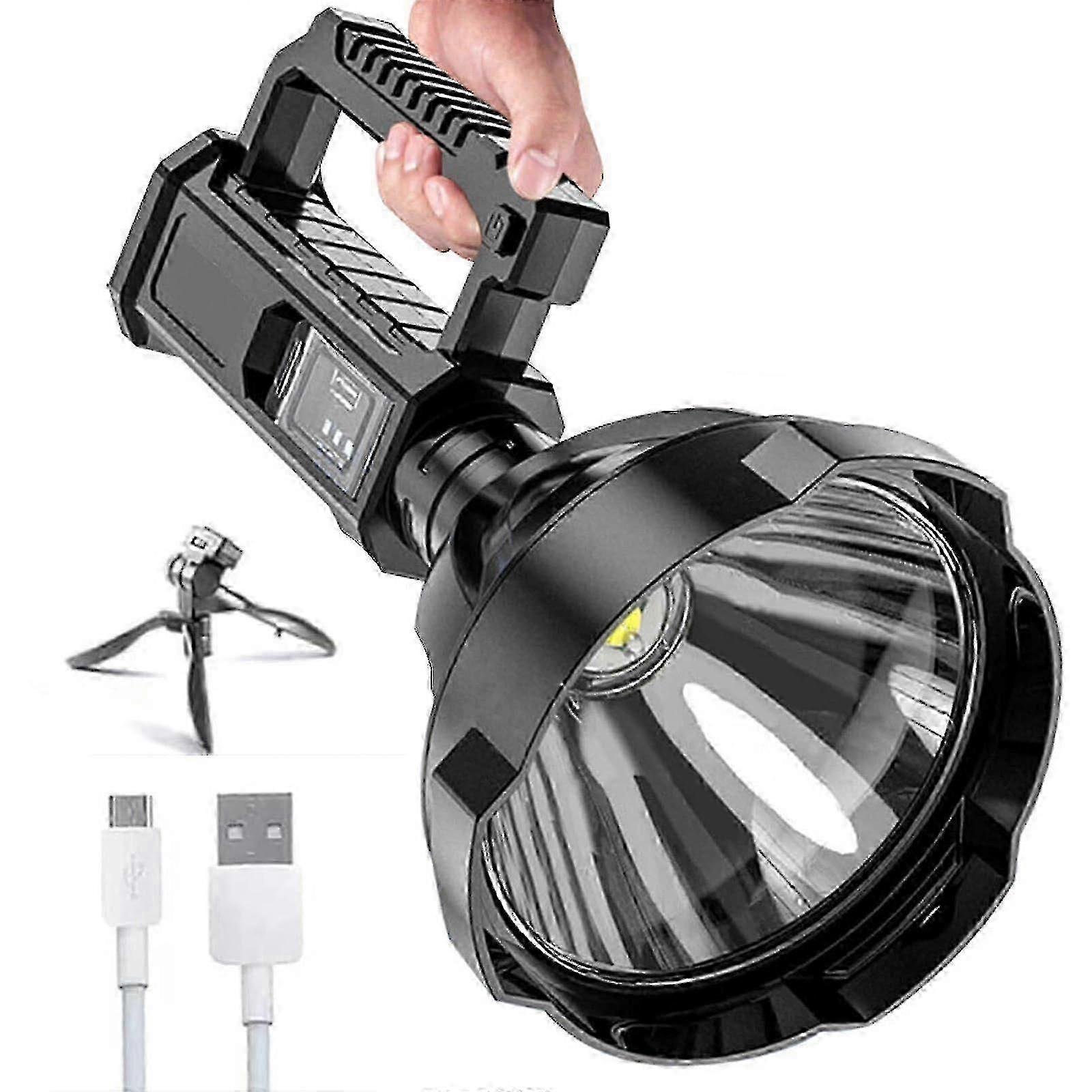 Flashlight 200000 Lumens Rechargeable, 200000 Lumen Flashlight, Brightest Flashlight, Worlds Brightest Flashlight, Flashlight 200000 Lumens (Large)