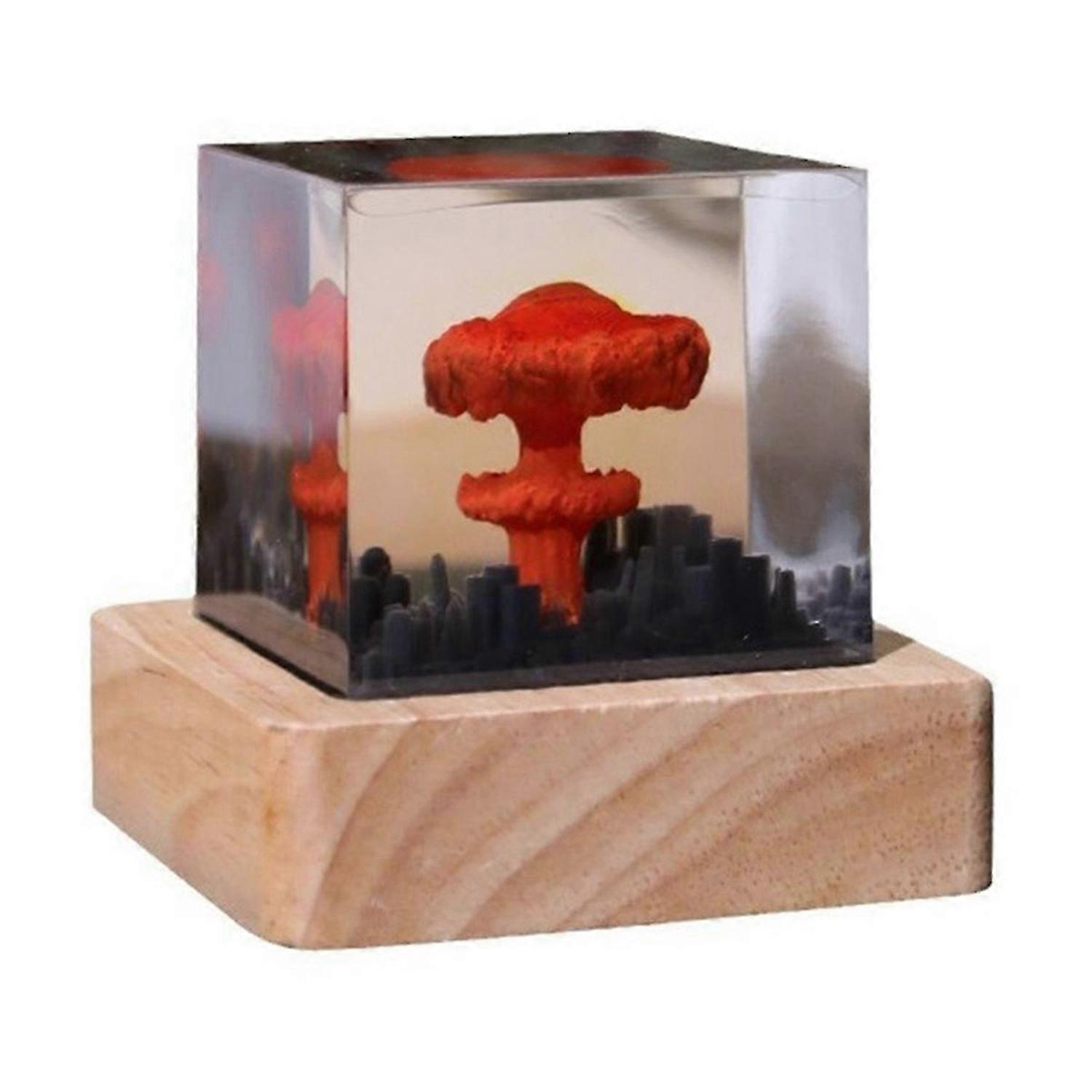 Mushroom Cloud Nuclear Explosion Lamp