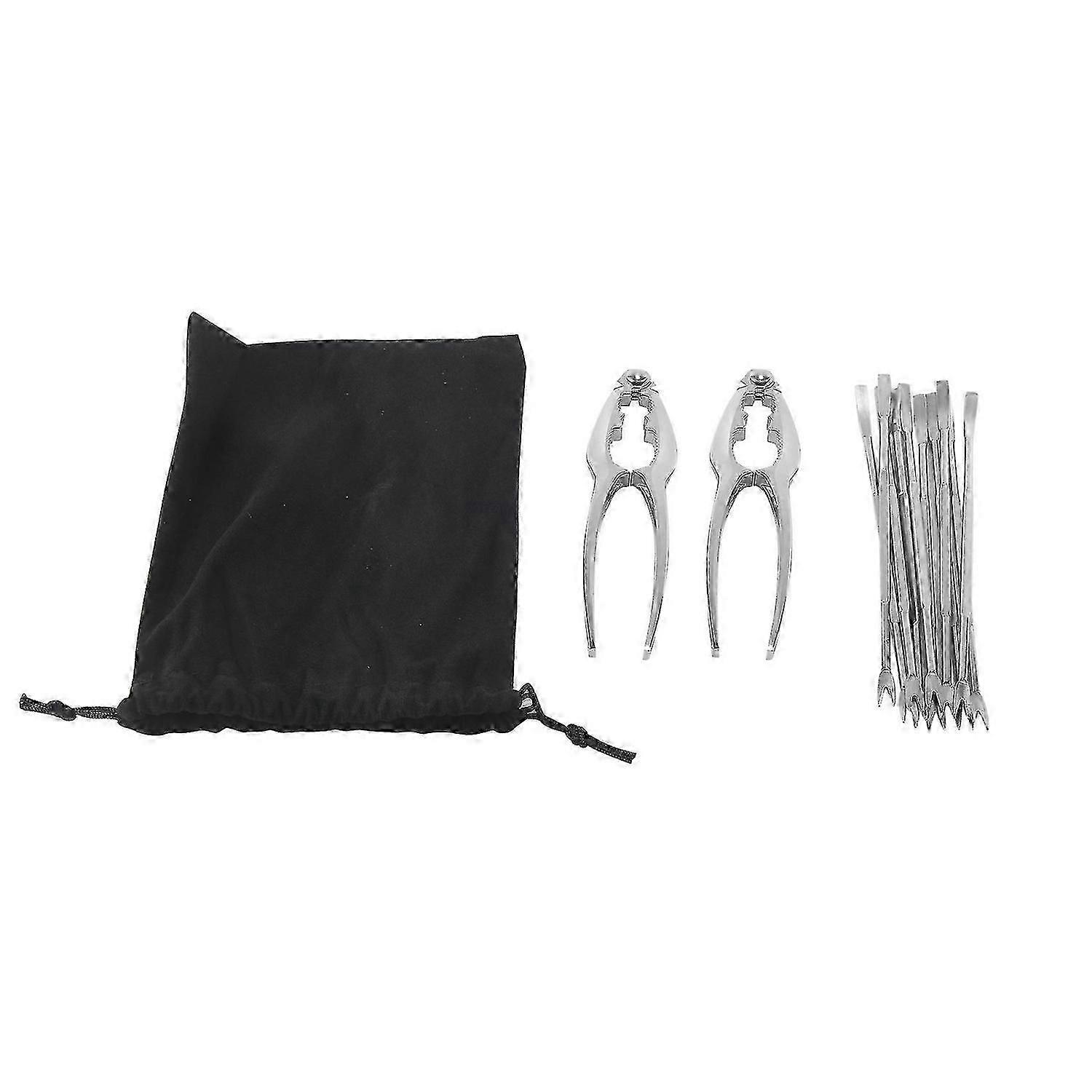 Seafood Tool Kit,Stainless Steel Crab Leg Cracker and compatibleks Nut Cracker Set Shellfish Sheller