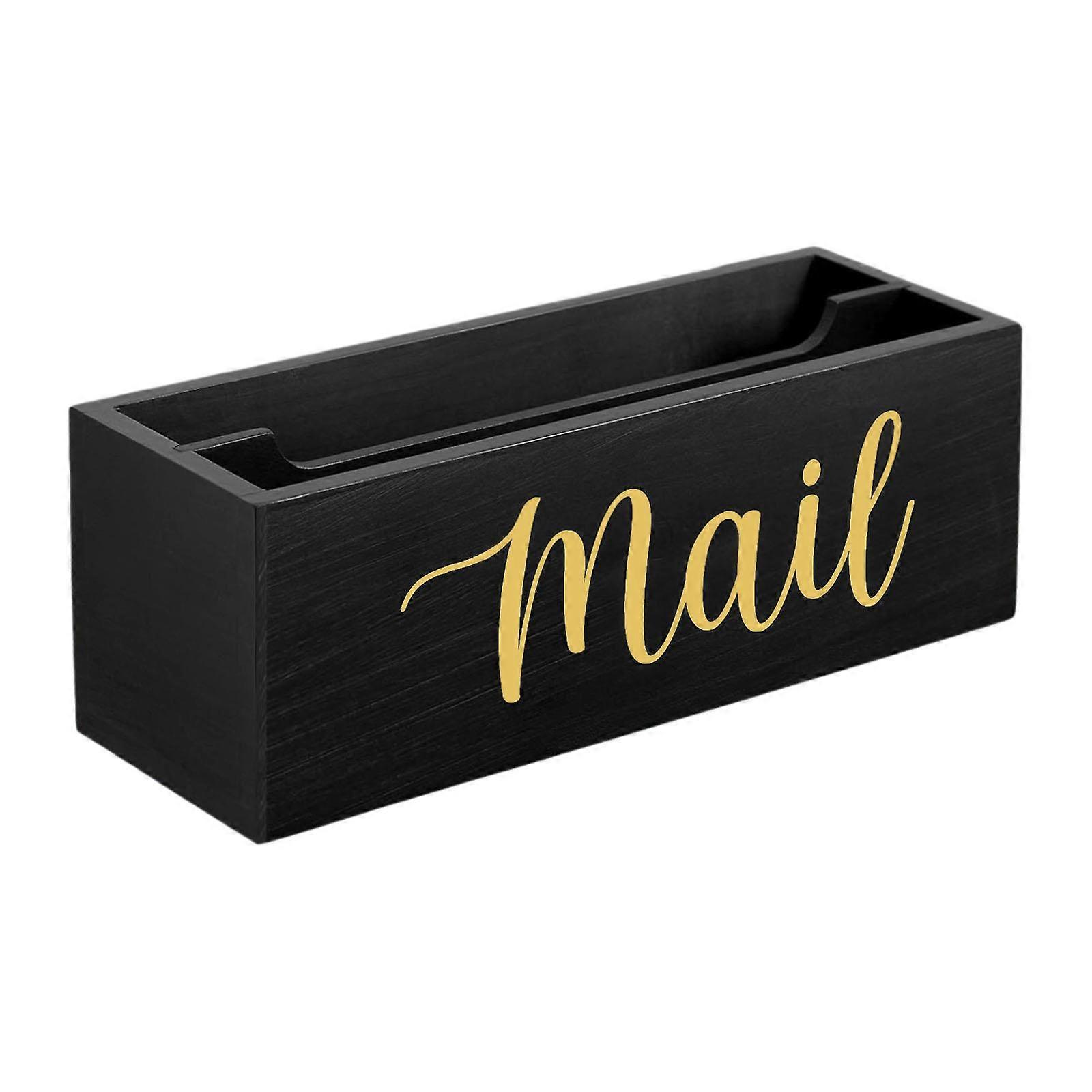 Mail Holder Countertop Rustic Mail Organizer for Table Office Entryway Table