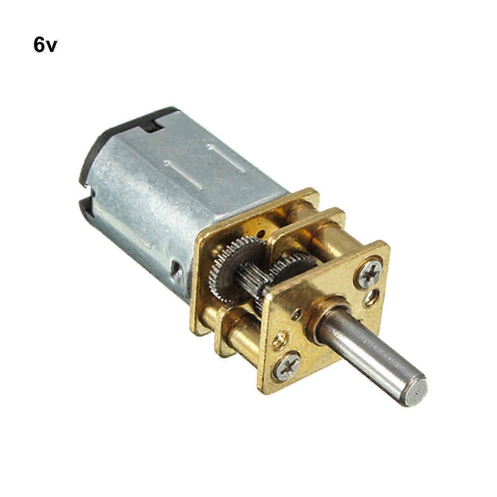 DC 3V / 6V / 12V GA12-N20 Mini Micro elektronisk lås metal gear motor med gearhjul