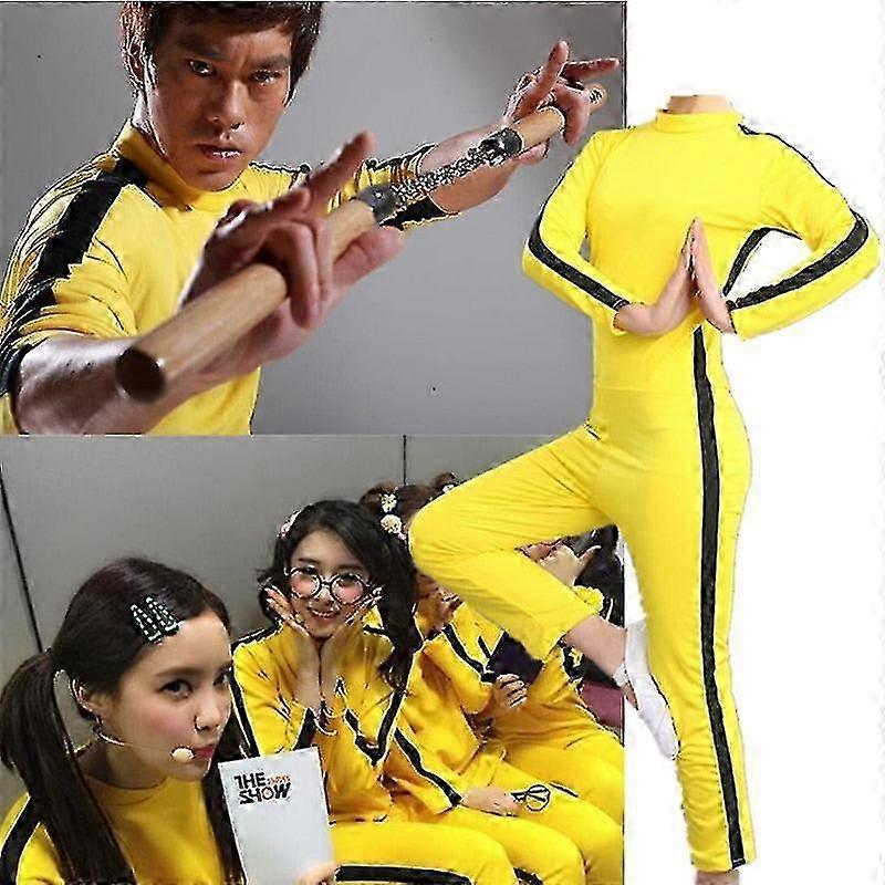 Jeet Kune Do Kung Fu Costume, Suitable for Heights 100-180cm, One-Piece Design