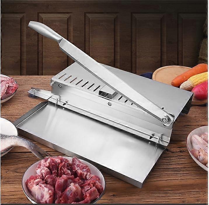 Manual Ribs Meat Chopper Stainless Steel Bone Cutter For Home And Commercial Use Meat Slicer For Fish And Chicken