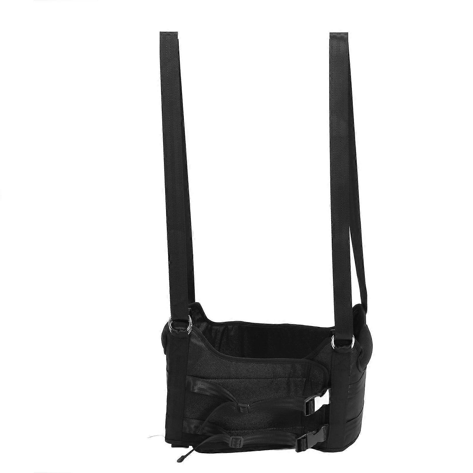 Lumbar Traction Belt Hook and Loop Relieves Discomfort Relaxation Comfortable Decompression Suspension Stretch Straps for Home M