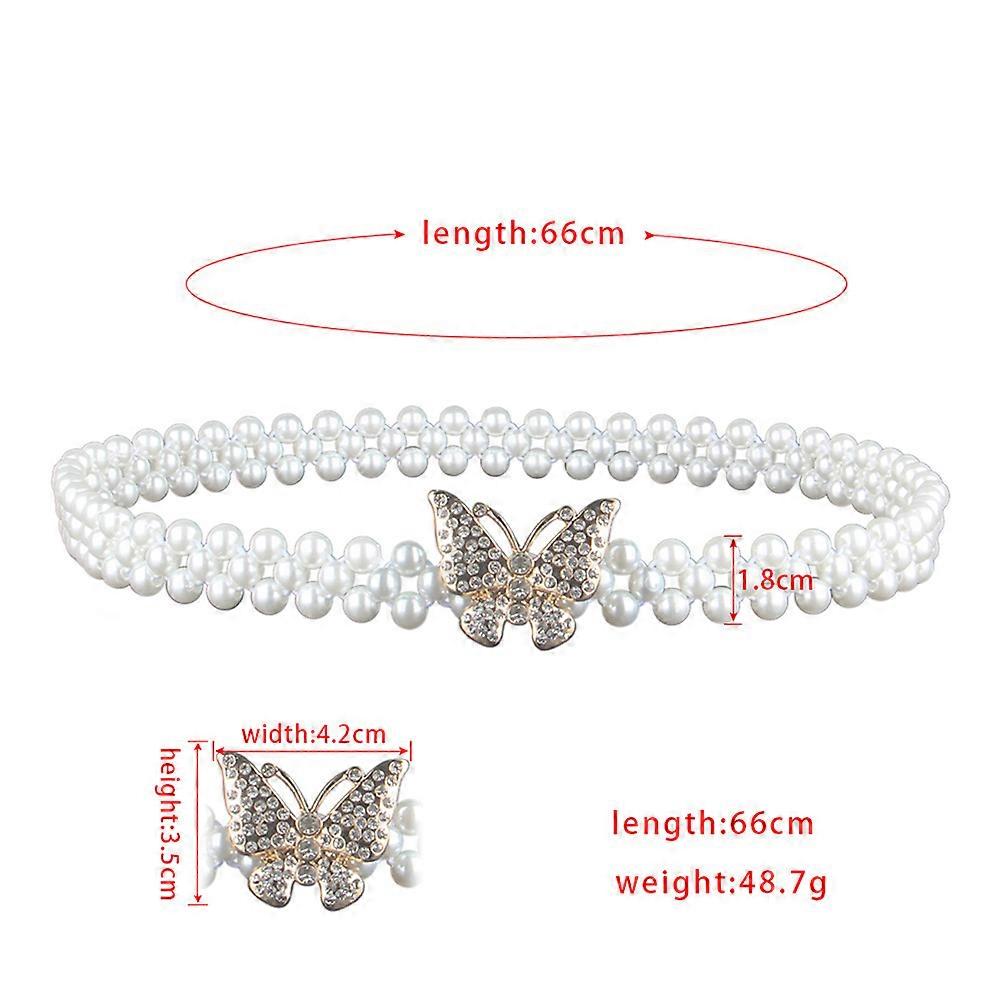 Rhinestone Wedding Belt Elegant Elastic Belt for Decoration Use