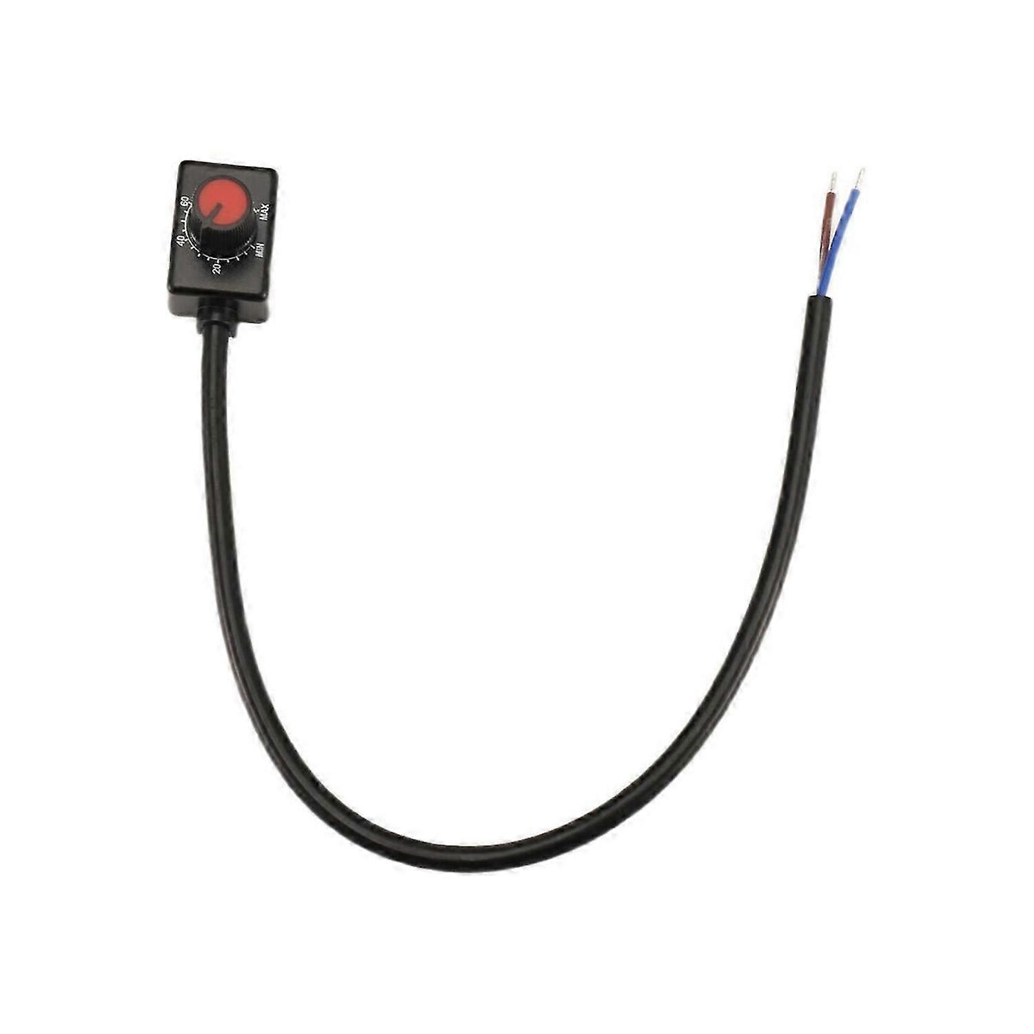 DC 0/1-10V Knob LED Dimmer, Low Voltage Passive Dimmer PWM Dimming for 0-10V or 1-10V Dimmable Elect