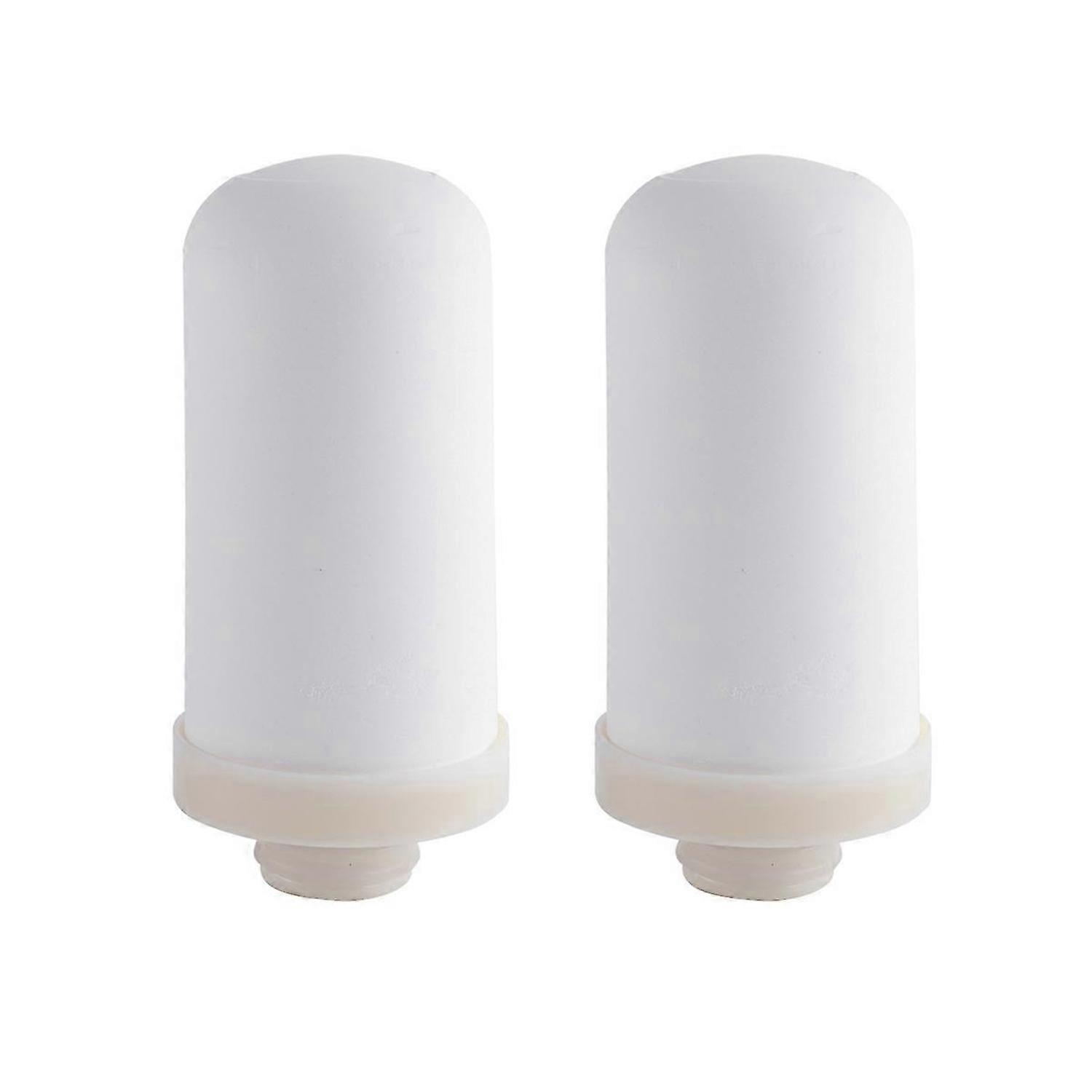 蛇口用浄水カートリッジ 2個パック 8層洗浄ユニバーサル珪藻土セラミックフィルター