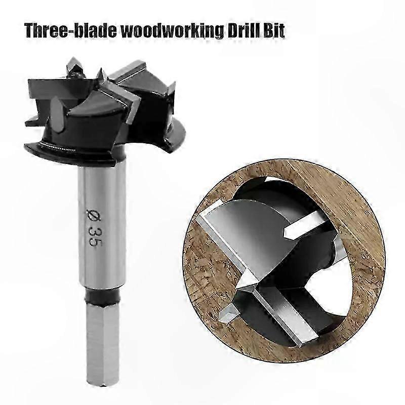 Tungsten Carbide Woodworking Drill Bit Set for Hinges and Hole Cutting