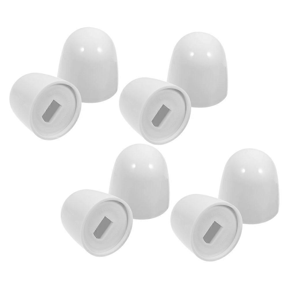Toilet Bolt Covers Universal Plastic Decorative Hardware Caps 16Pcs Set