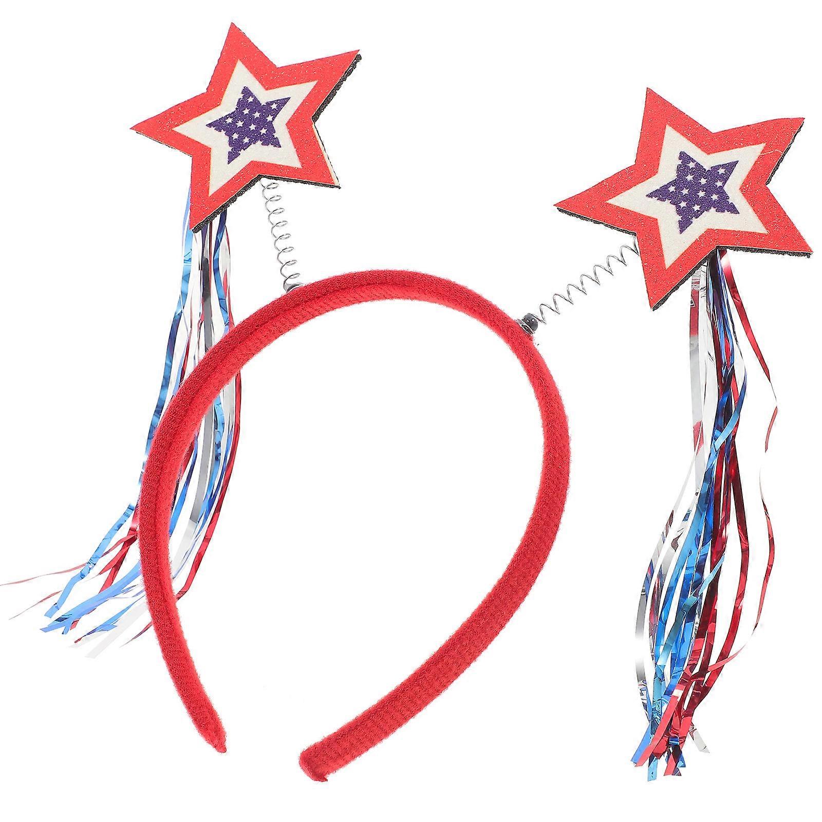 Patriotic Party Headwear Headband for Independence Day 3Pcs Assorted Color