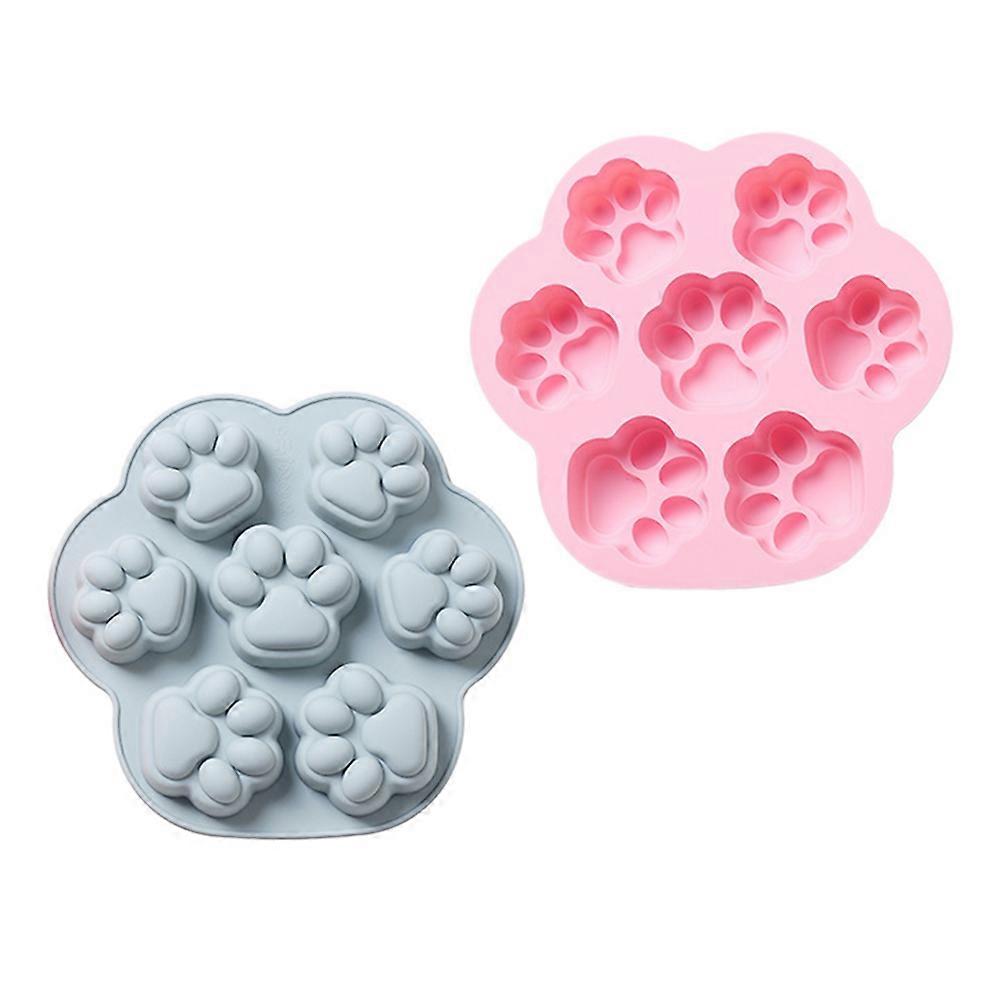 Mold Silicone Baking Accessory for Cookie Baking 2Pcs Blue
