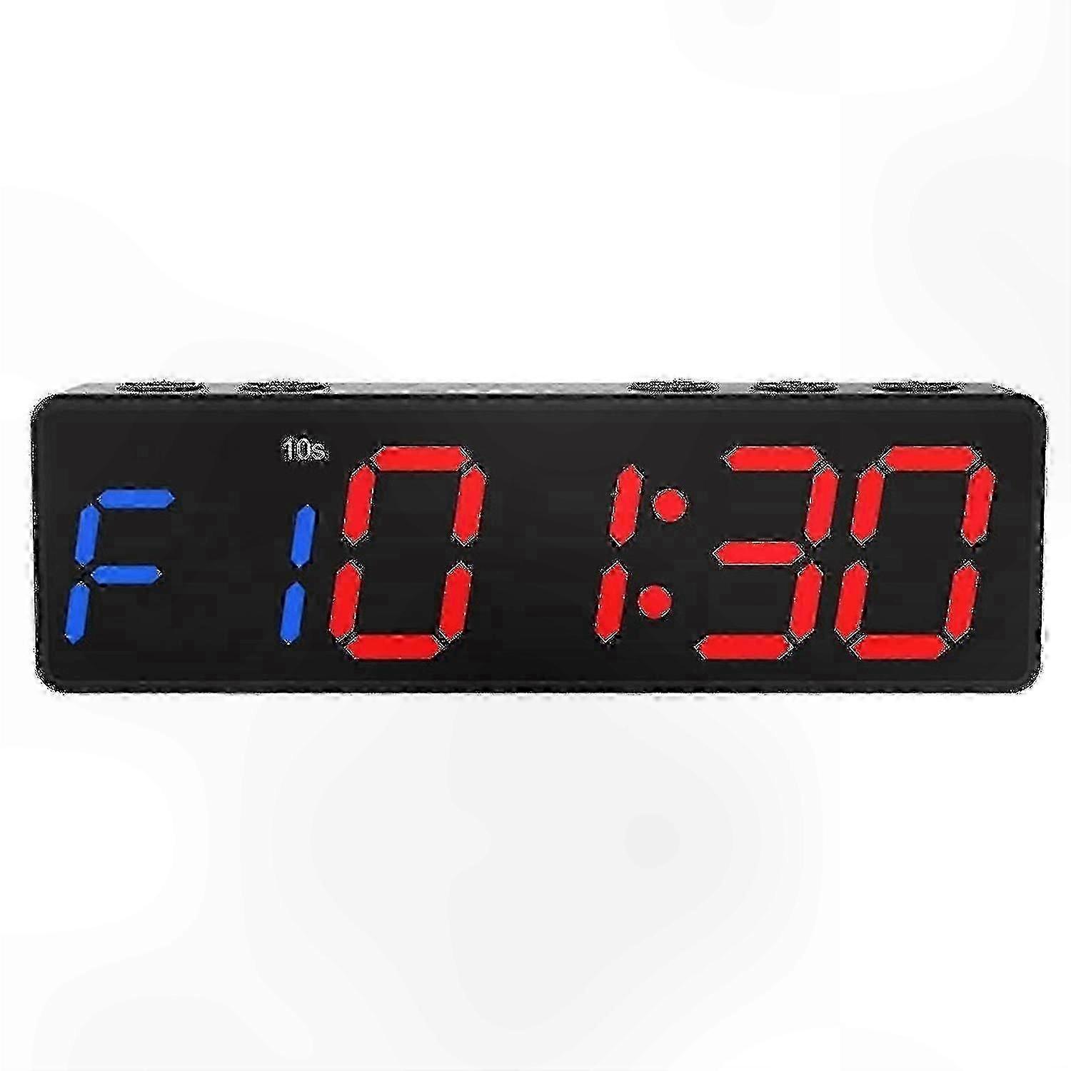 Gym Workout Timer with Countdown and Count-Up Functionality for Fitness Training