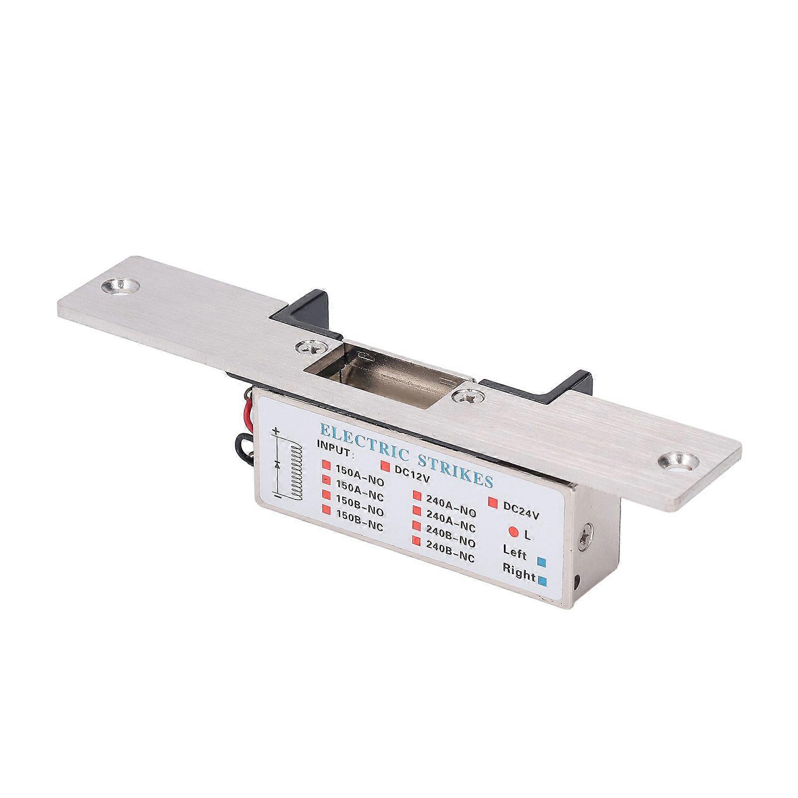 Electric Strike NC Mode Fail Secure Electric Strike Lock for Cylindrical Lock Access Control System 12V