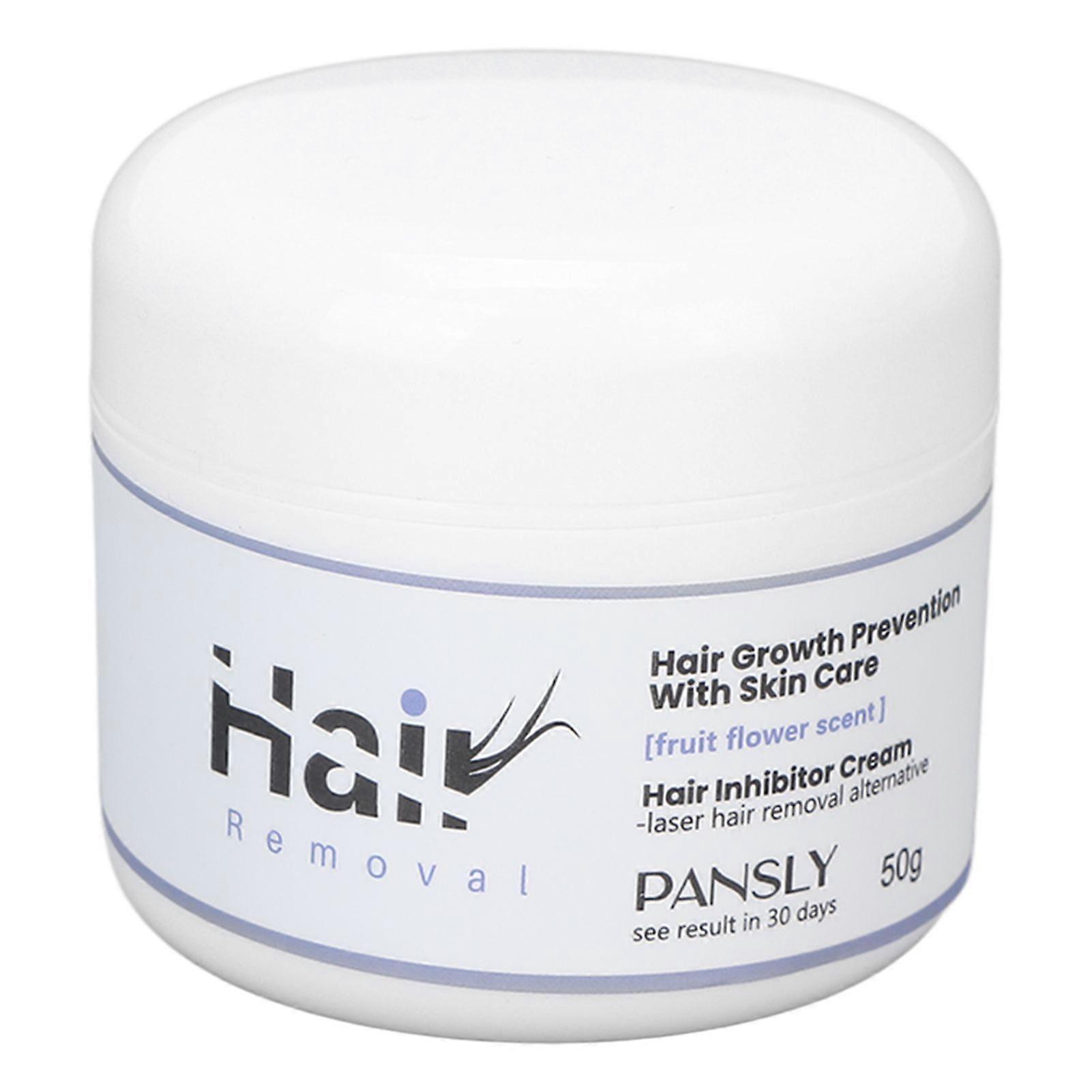 بانسلي كريم مثبط للشعر كريم آمن لتثبيط نمو الشعر للجسم والوجه والذراع والساق 50g/1.8oz