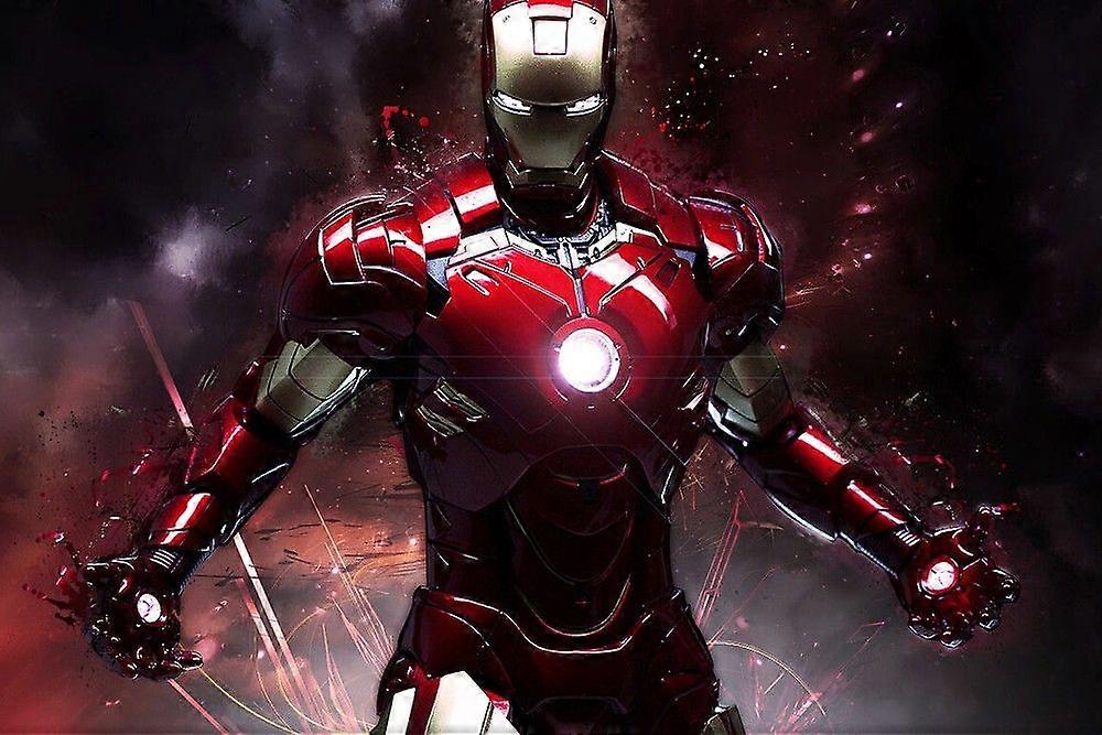 Iron Man Plakat Puslespil Træpuslespil Spil Pædagogisk legetøj PT-013