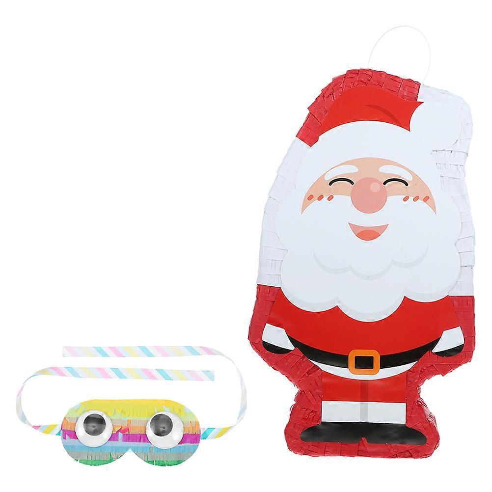 Santa Clause Pinata for Party Decor 3Sets with Eye Mask Included