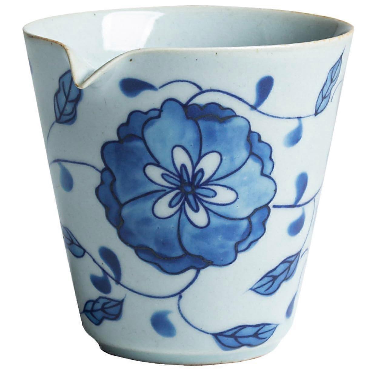 Vintage Ceramic Teacup Japanese Style Kung Fu Tea Porcelain Round Safe Edges For Home Use Easy To Clean Classic Design
