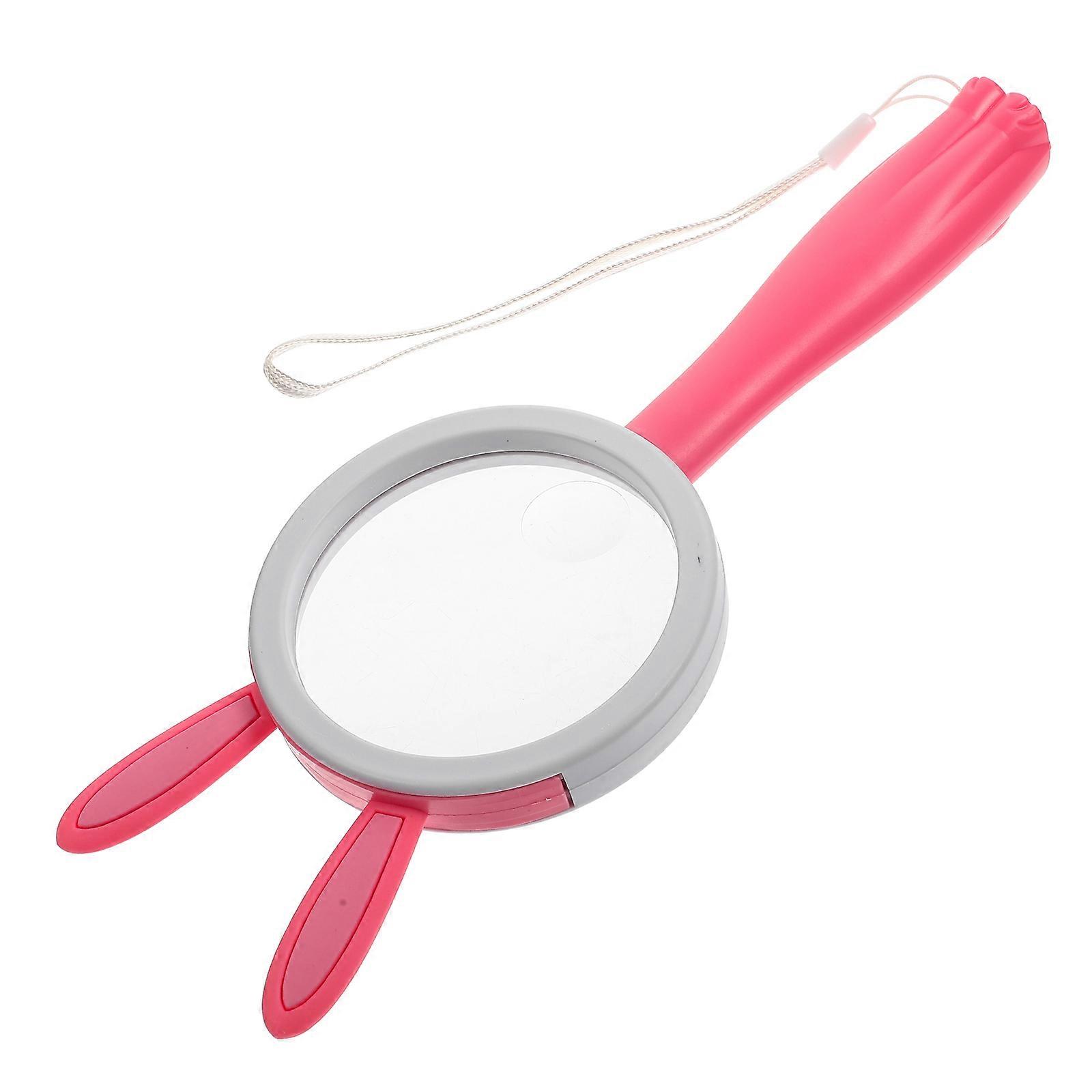 Portable 4Pcs Handheld Magnifying Glass Cute Design For Kids And Students Outdoor Exploration And Insect Examination