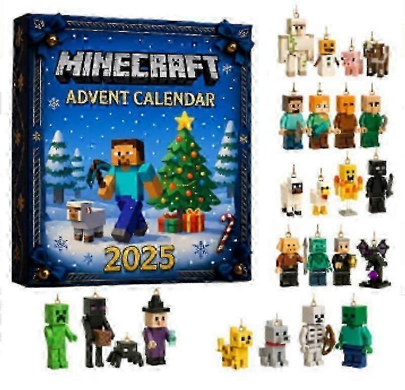 Minecraft Advent Calendar Blind Box Christmas Gift 2025