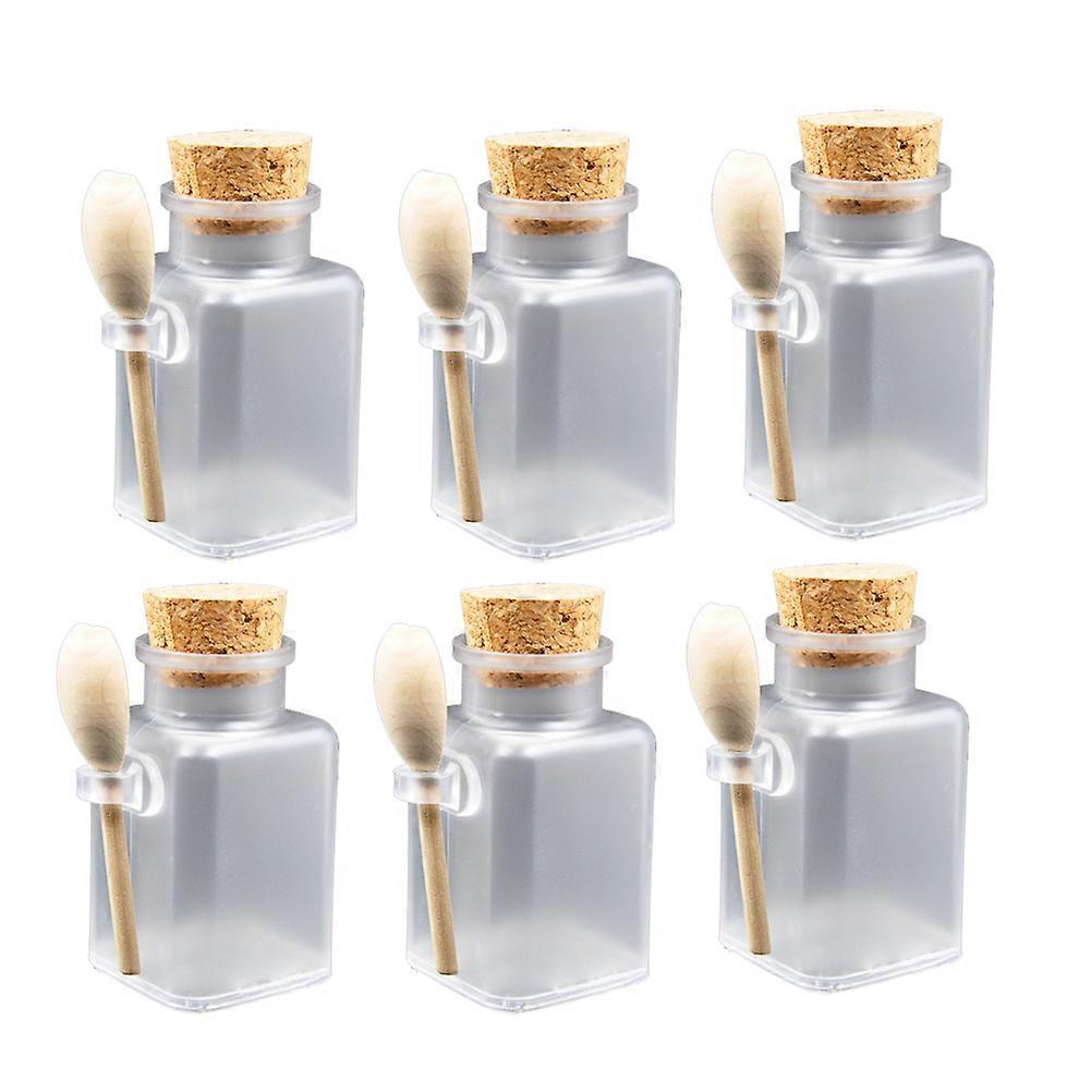 Refillable Container Frosted Empty Plastic Bottle for Storage Use 18Pcs