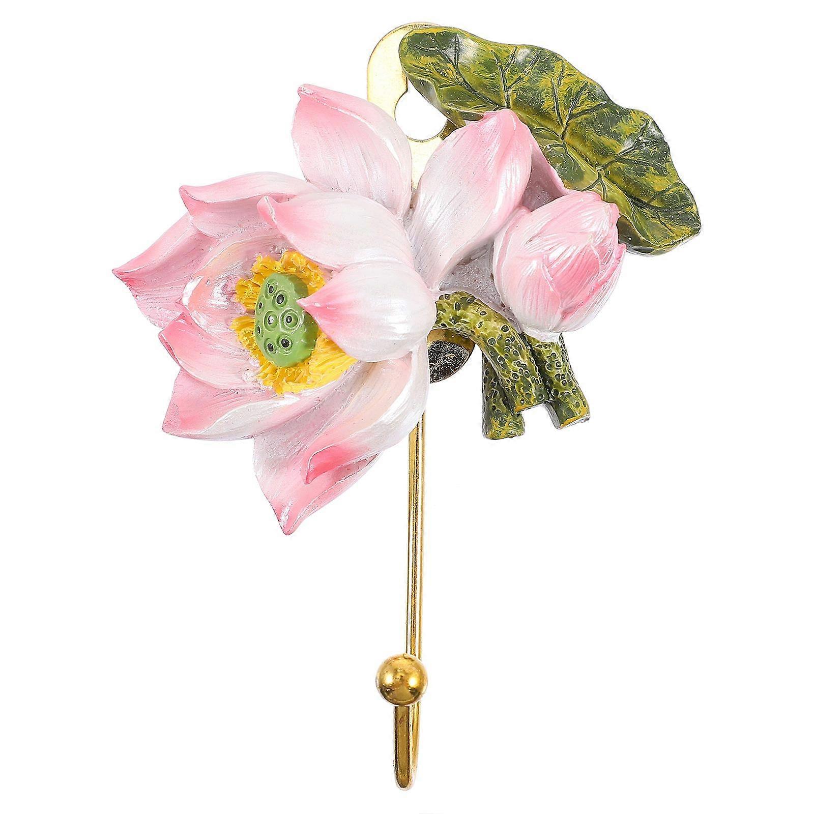 Flower Porch Hook Resin Coat Hook for 1Pcs Functional Use