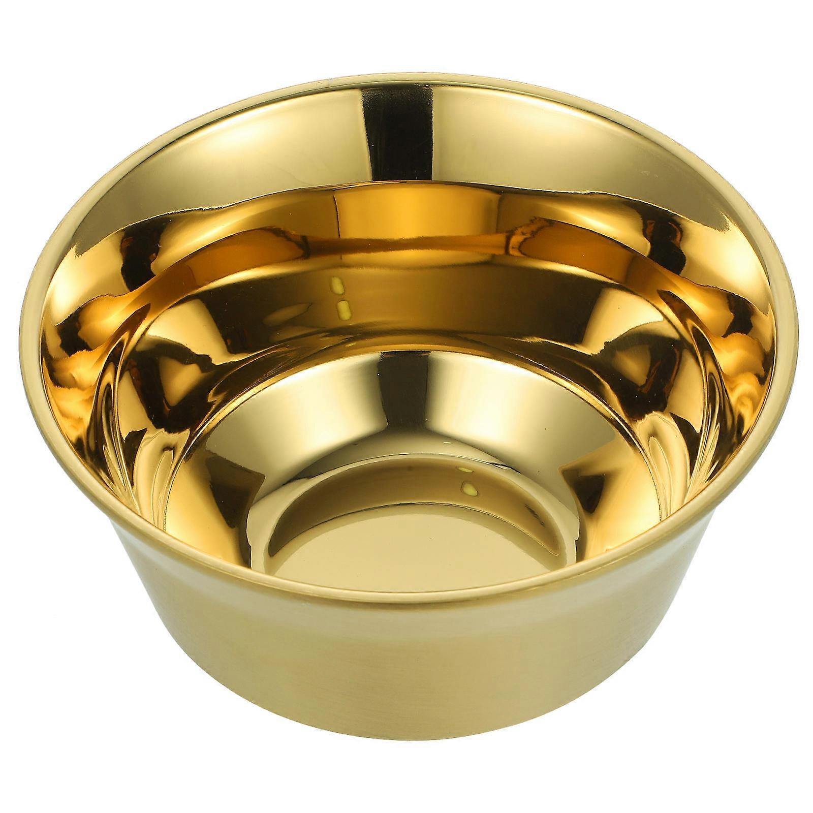 Multipurpose Salad Bowl Stainless Steel Bowl Cooking Prep Portable 4.7×4.7×2.6in Egg Beater 1Pack