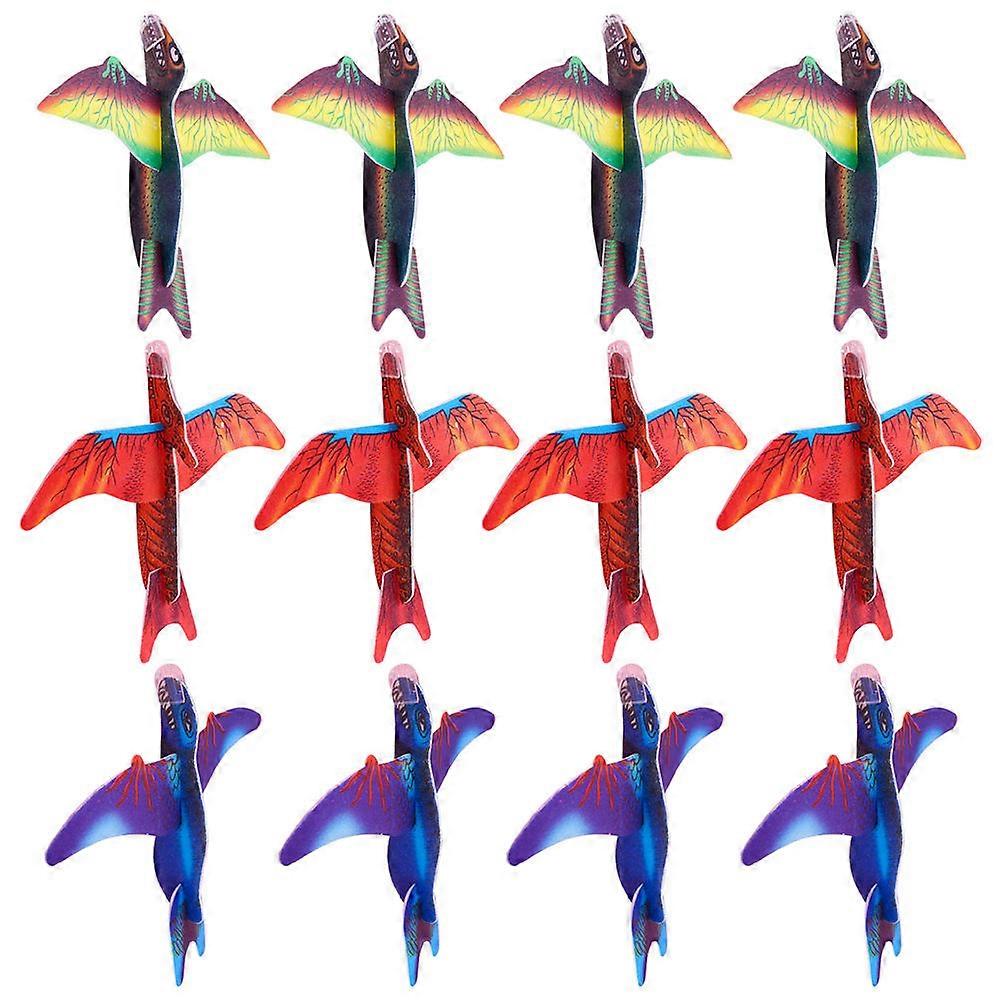 Toy Airplane Dinosaur Foam Airplane Toy with Assembly Function 240Pcs