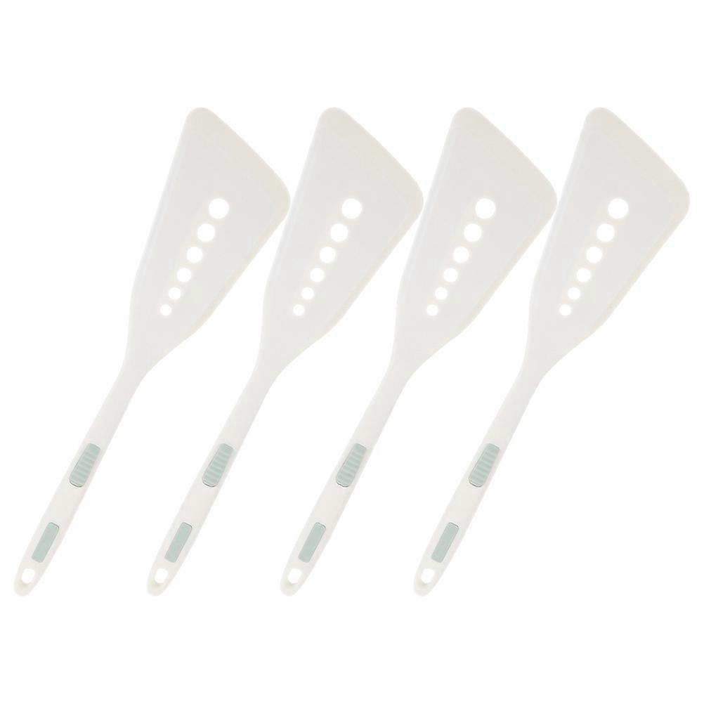 Heat Resistant Silicone Spatula 12 Pcs Extended Length Tool For Kitchen And Restaurant Cooking Ideal For Omelette Frying And Food Preparation