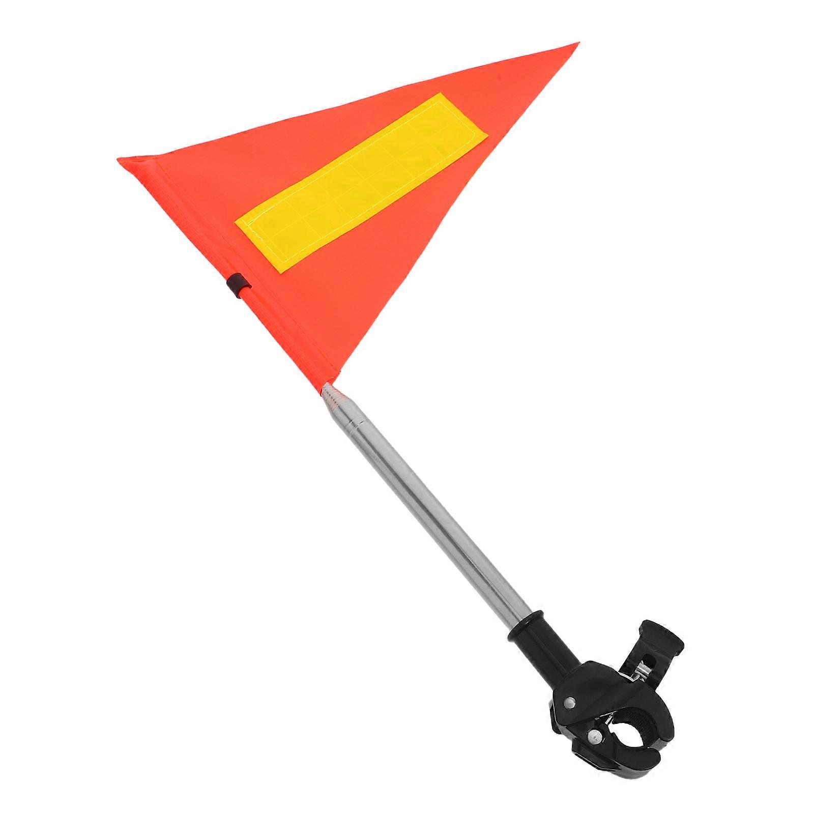 Golf Cart Safety Flag for Visibility with 4Pcs Telescopic Reflective Flag Poles