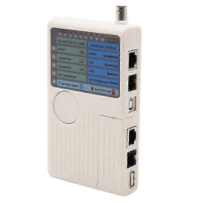 For Hot Rj11 Rj45 Usb Bnc Lan Network Cable Tester Remote Lan Cables Tracker Detector 4 In 1 Fast Tester Tool