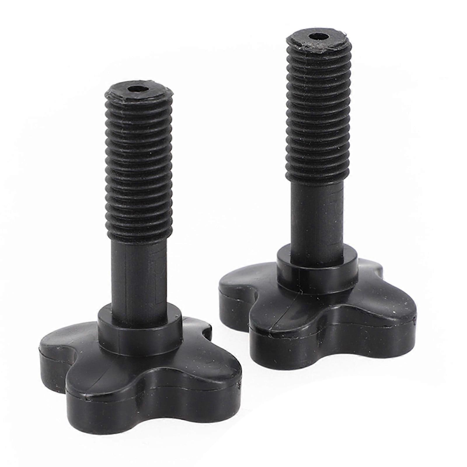 HONGDI 1 Pair of Plastic Fixing Screw Black for Garden Swing Canopy Frame Replacement Campagne