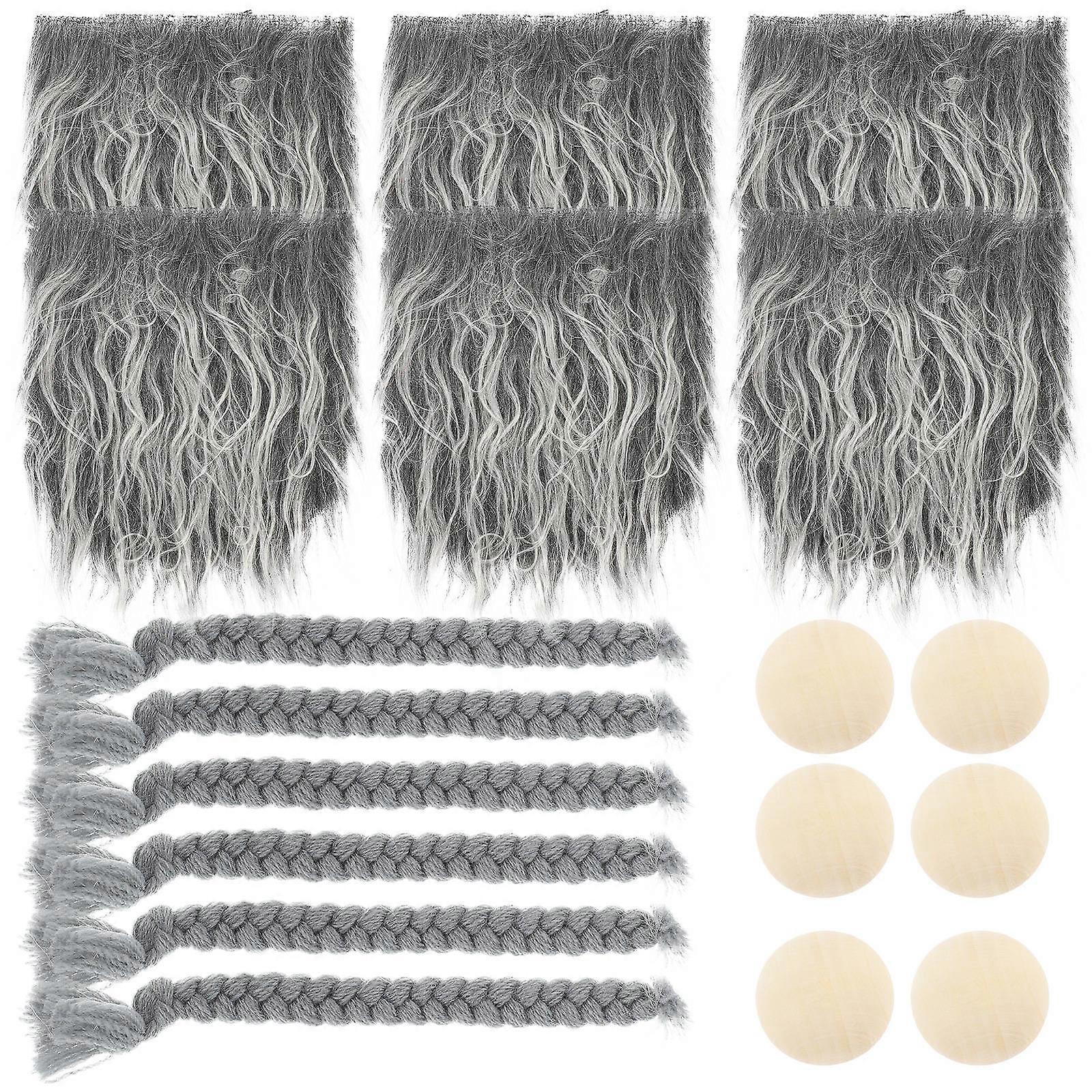 Pre-cut Gnome For Crafting Activities With Grey Color Suitable For Dolls 2 Sets