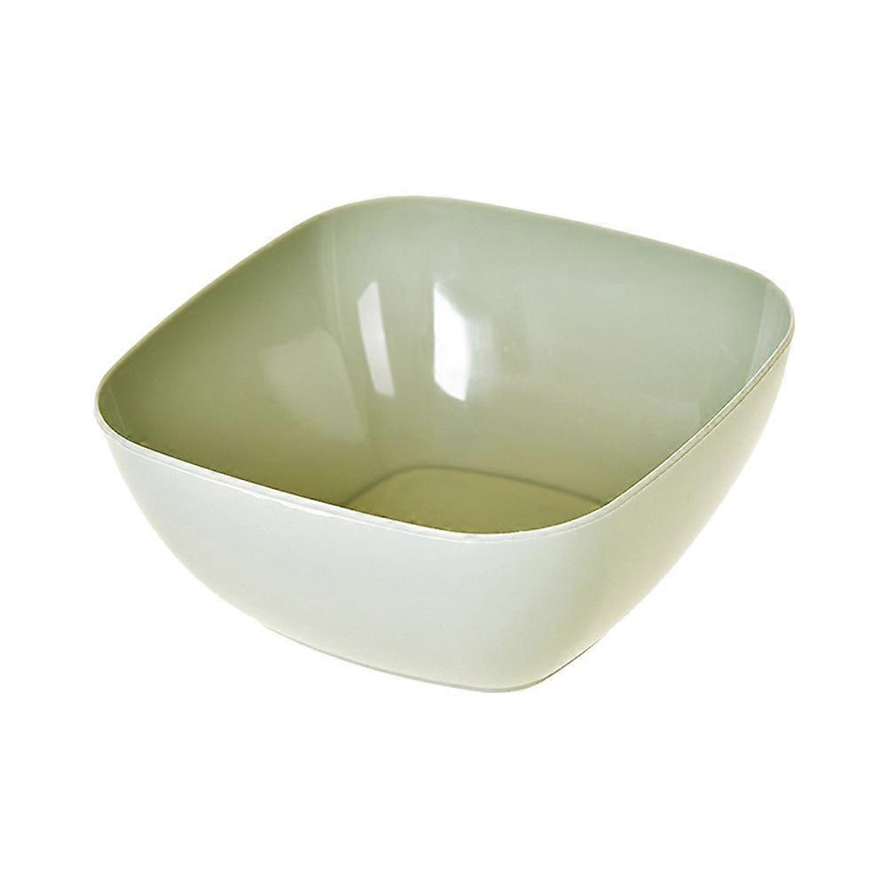 Fruit Basket Bowl Square Fruit Boxes Large Capacity For Home Use Green 3Pcs