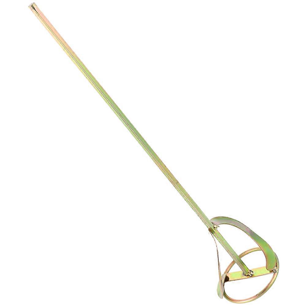 Stirring Rod Paint Mixer for Drill Attachment for Construction Work and Diy Projects in Golden High Carbon Steel with 1Pcs