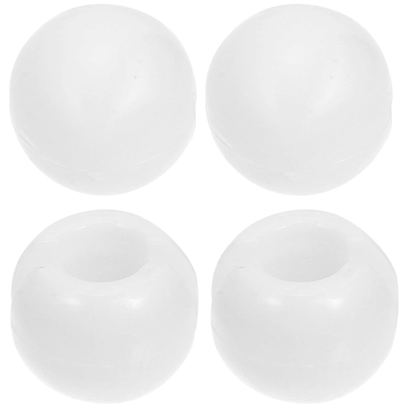 Curtain Blinds Beads Chain Parts Functionality 100Pcs White POM For Window Treatments