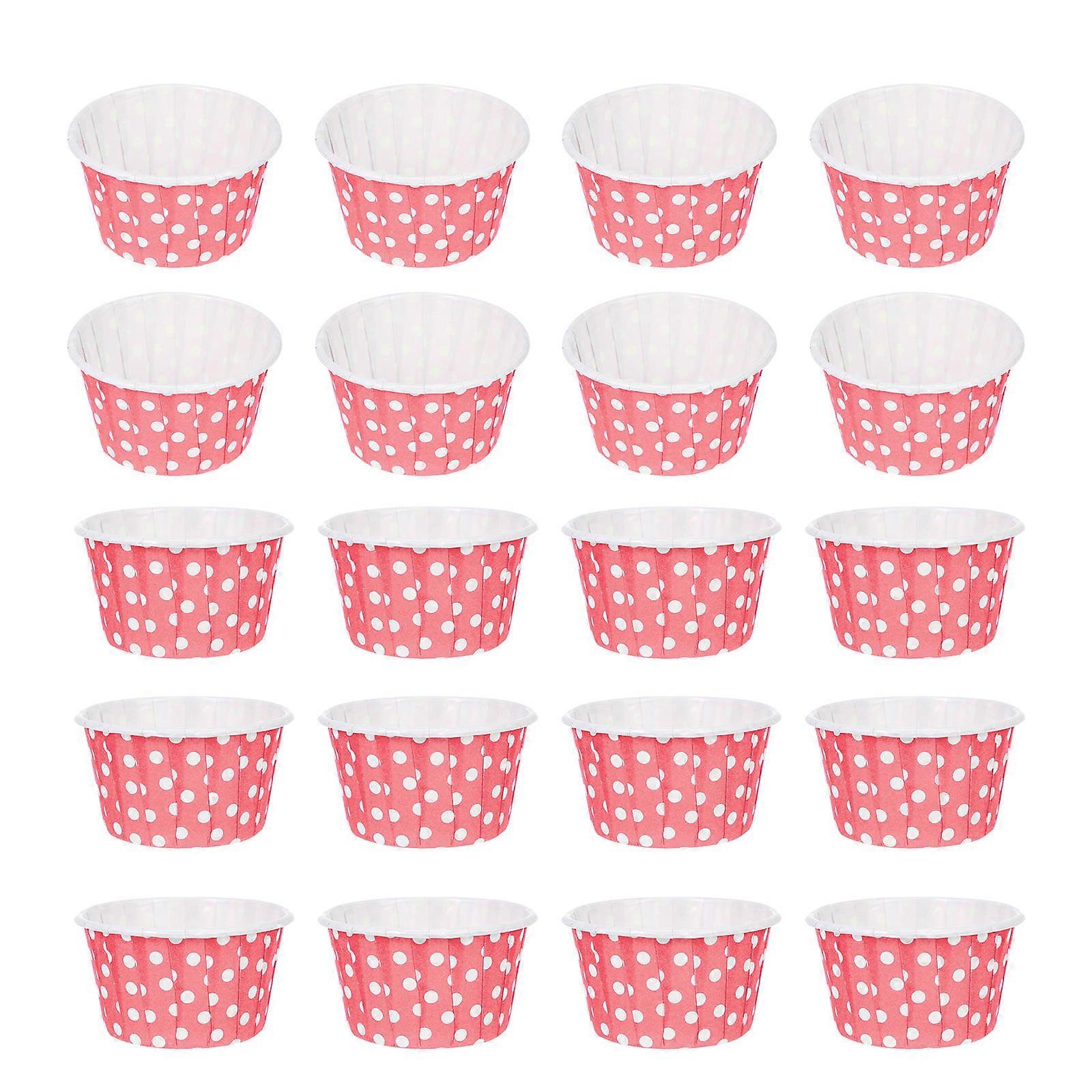 Cake Cups Mini Cupcake Liner for Baking Use 100Pcs Pink Muffin Liners