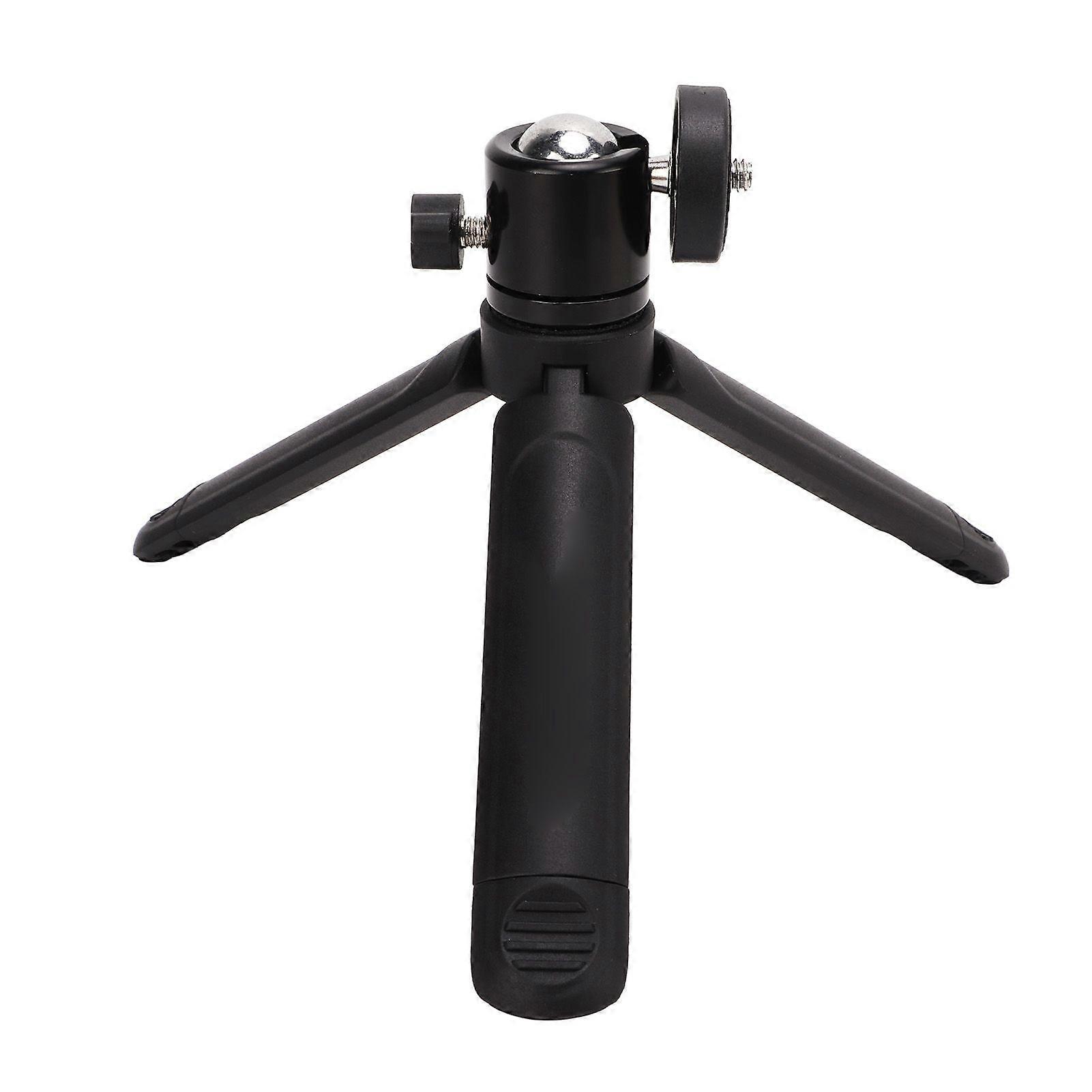 KINGJOY Desktop Tripod 2 Sections Retractable Mini Tripod for Live Streaming Phone Camera Stand