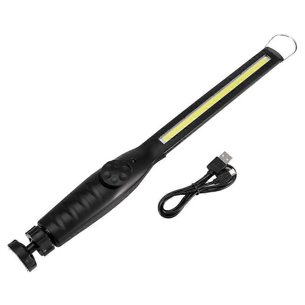 Portable 600lm High Bright LED Flashlight USB Rechargeable Torch Light with Magnet Working