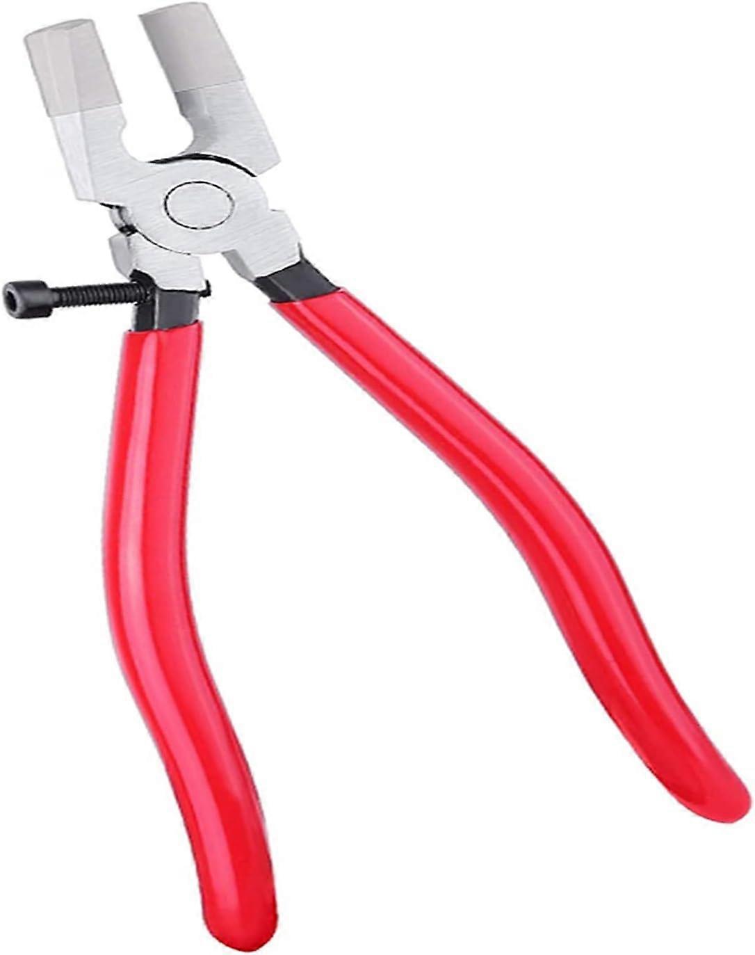 8 Inch Key Fob Pliers With Rubber Tips For Key Fob Hardware Install And Stained Glass Work Adjustable Screw