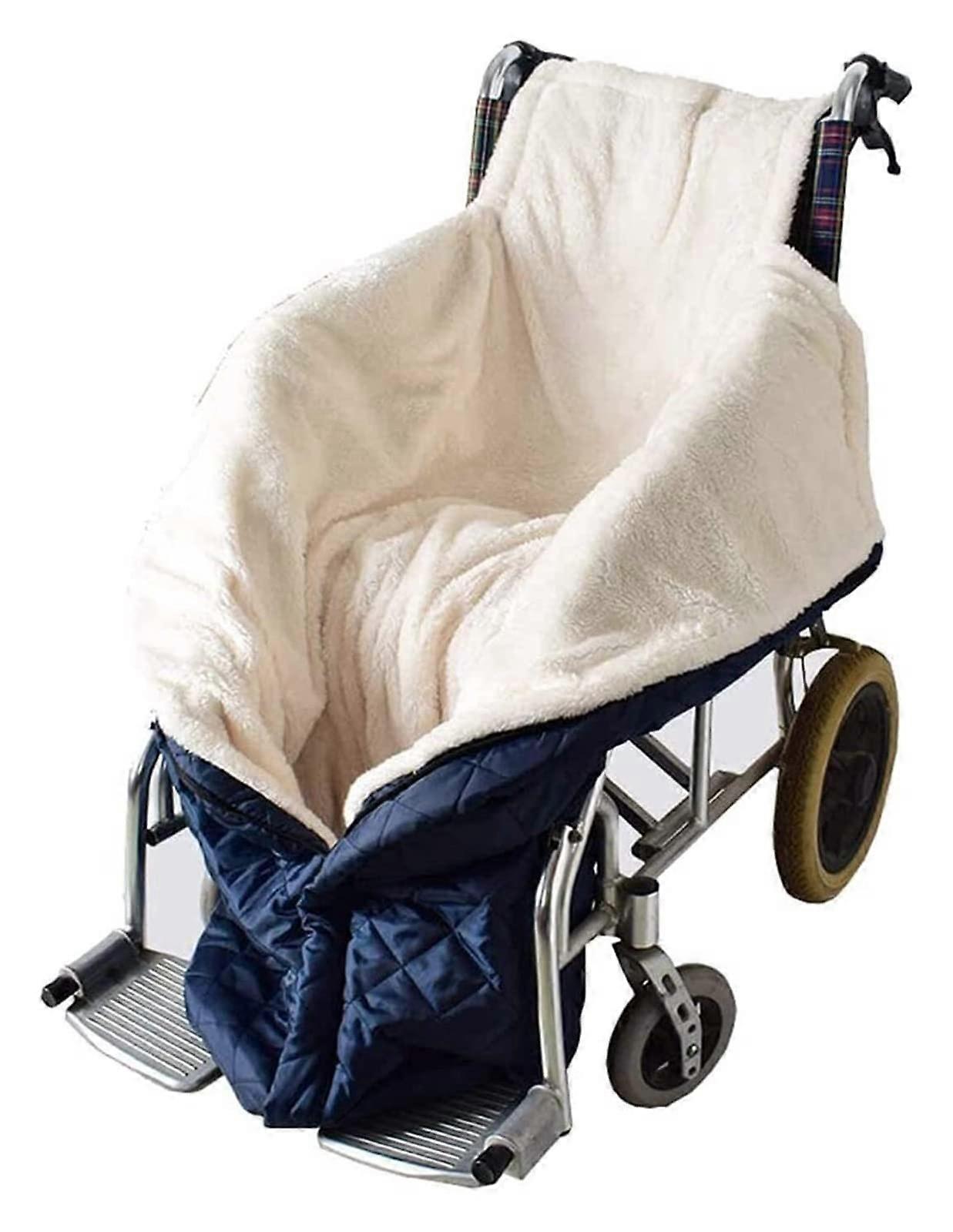 Wheelchair Cover Blanket FleeceLined For Mobility Scooter And Electric Scooter Comfortable Universal Fit