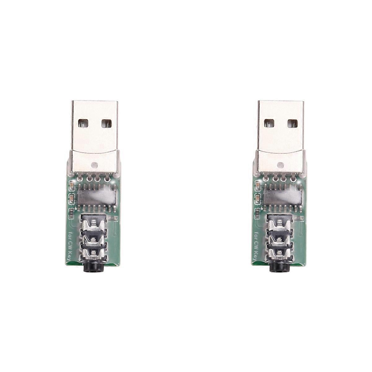 2X for VBand Morse USB Key Trainer for Vband Mobile Phone Computer Connector Morse Code Trainer Tele