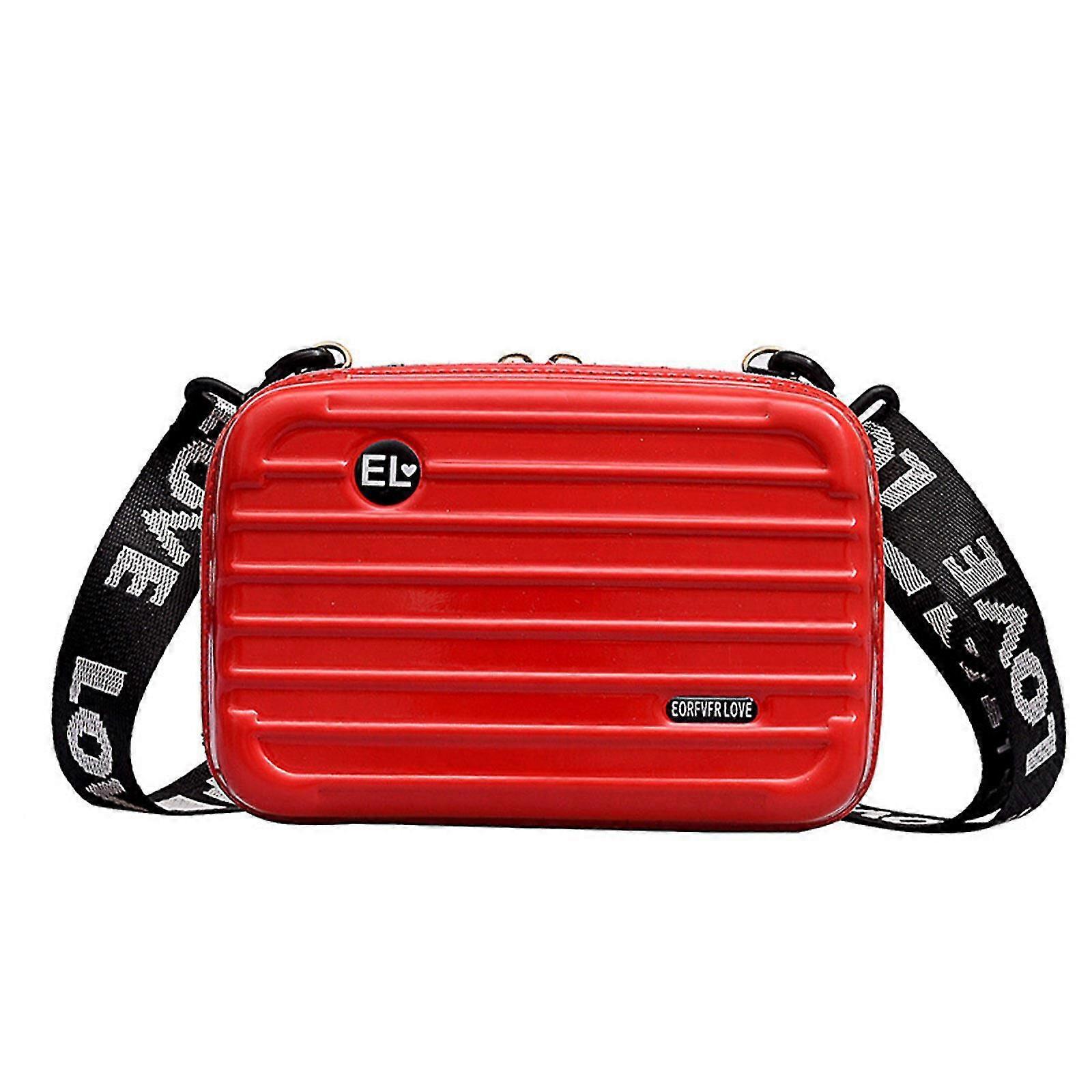 Hard Shell Make-up tas mini koffer vorm messenger tas schoudertas