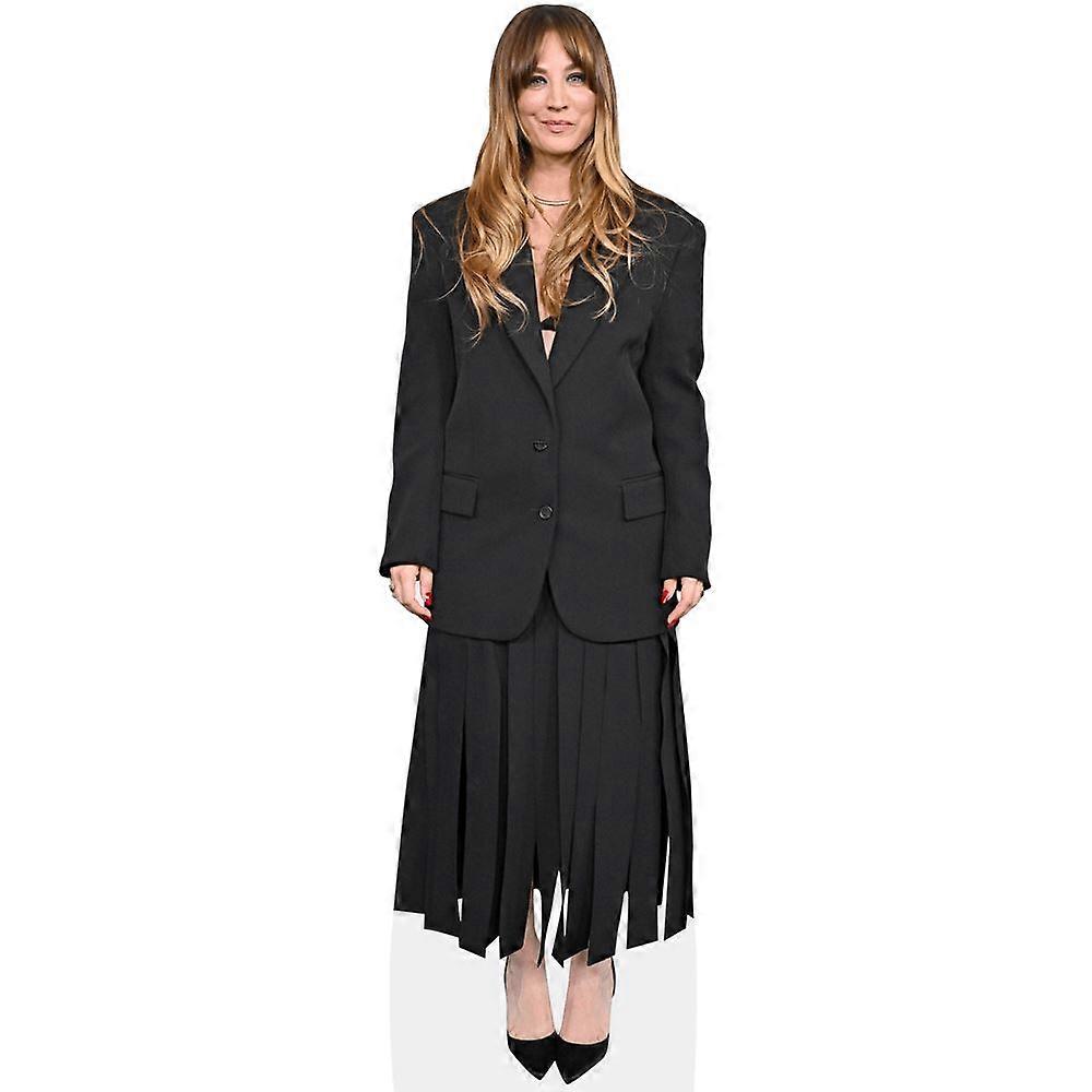 Kaley Cuoco (Black Outfit) Cardboard Cutout (lifesize OR mini size). Standee. Stand Up.