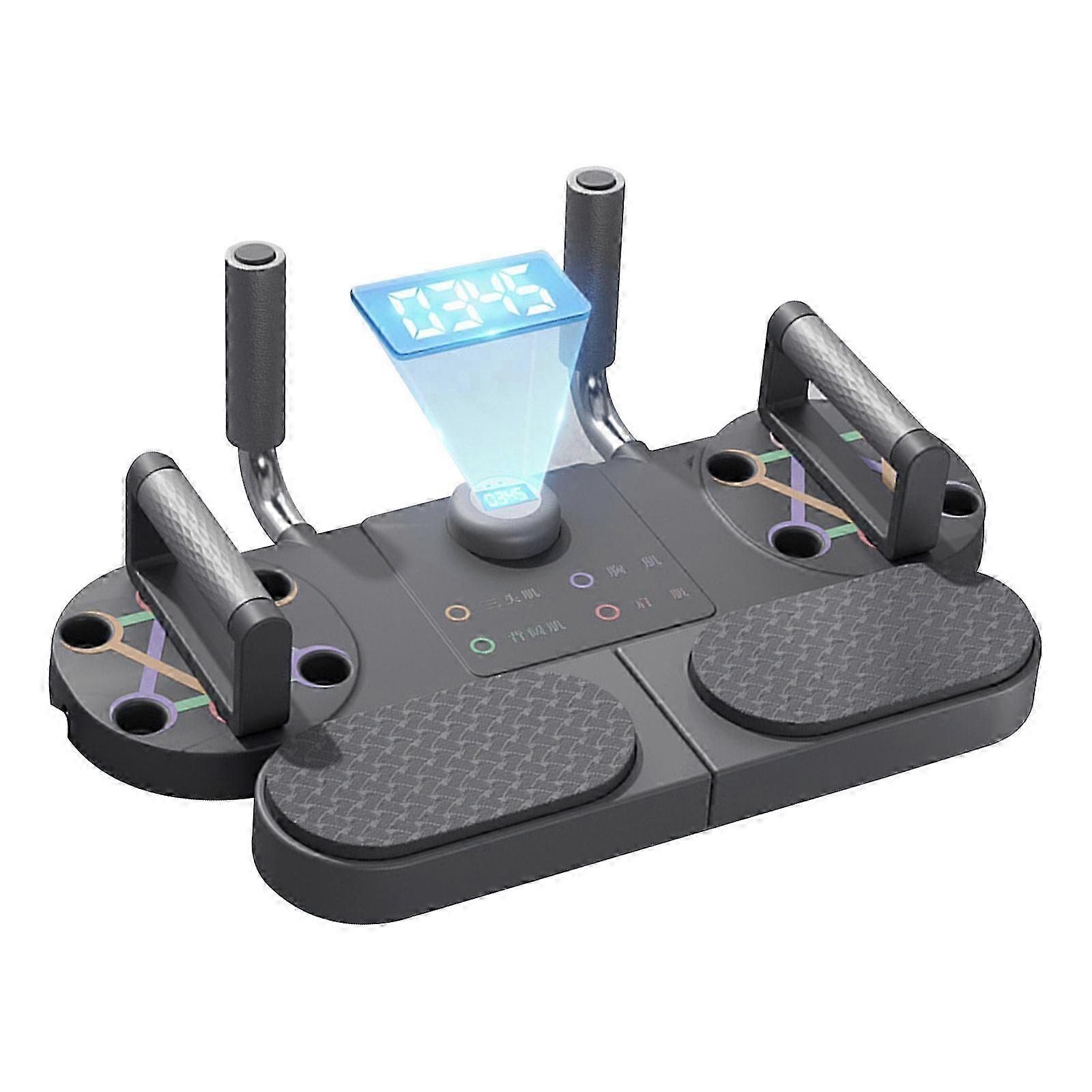 Muscle Max Push Up Board - Muscle Max 5 In 1 Multi-functional--Black