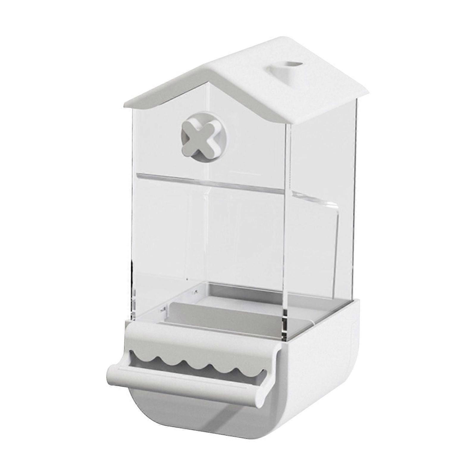 maxiaoxia Bird Automatic Feeder, Scattering & Splashing Bowl for Parrot, Hummingbird Feeders for Outdoors Hanging, compatible with multiple bird