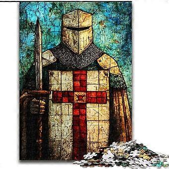 Jigsaws Puzzles for Adults Gifts Medieval Knights Jigsaw,Vibrant And Unique Design Relaxing & Challenging Puzzle Experience - PT 3152
