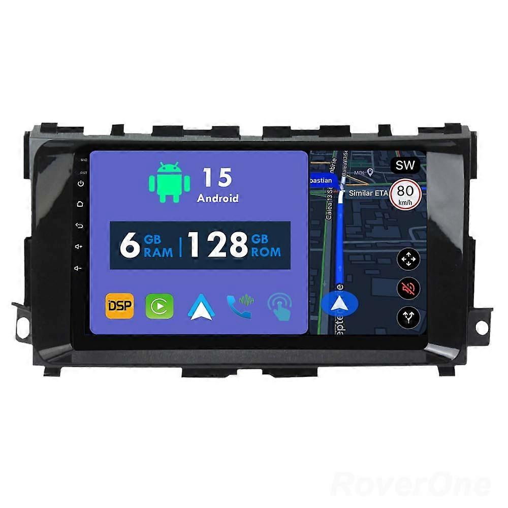 Car Radio 6G+128G CarPlay GPS Navigation Head Unit for Nissan Teana J33 3 2013 - 2015 Android Auto Bluetooth Stereo Touch Screen