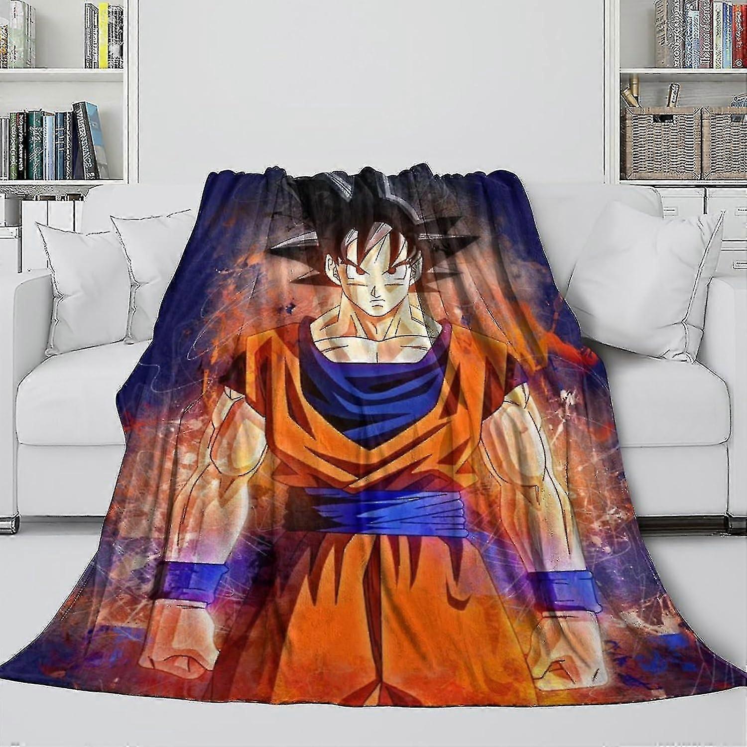 Cobertor de lã macia - Cobertor de anime que não agride a pele como um abraço em um cobertor - Almofada de chão para sofá-cama e berço - Ideia de presente de Natal e aniversário
