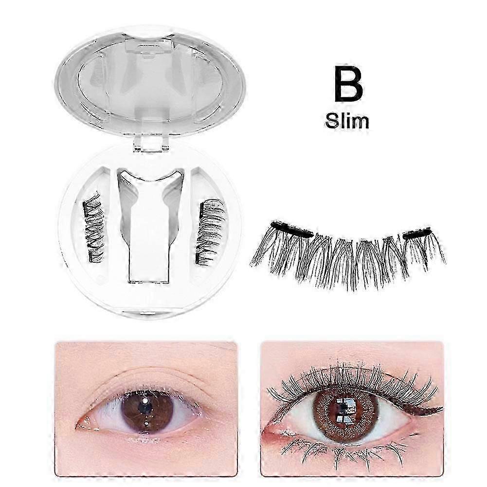 Magnetic eyelashes all-in-one box natural false eyelashes glue-free