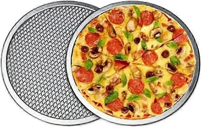 Pizza Tray 16Inch NonStick Pizza Screen Pan 1Piece Baking Tray Net Kitchen Tools